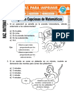 Ficha de Preguntas Capciosas de Matemáticas para Segundo de Primaria