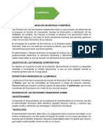 La Función Financiera y La Empresa