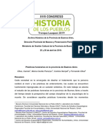 Oliva Et Al Prácticas Funerarias en La Provincia de Buenos Aires