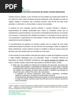 Carta dos secretários estaduais de Saúde à nação brasileira