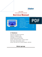Serv Ice Manual: HS-2580 Colour Television