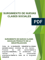 Surgimiento de Las Nuevas Clases Sociales