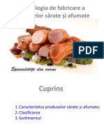 Clasificarea Specialităților Din Carne