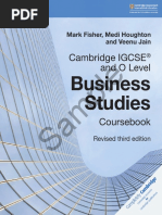 Igcse-Ol Business Studies CB Sample - Digital