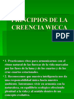 Apuntes - PRINCIPIOS DE LA CREENCIA WICCA