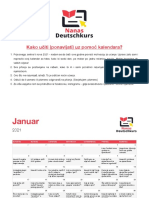 Nanas Deutschkurs Kalender 2021