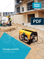 Brochure Portable Generators Range Spanish