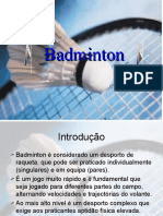 Badminton técnicas jogo