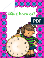 ¿QUÉ HORA ES