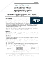Mandatory Service Bulletin: Addressing The Potential For Inflight Reset of FIS-B Equipped EFD1000/500 Systems