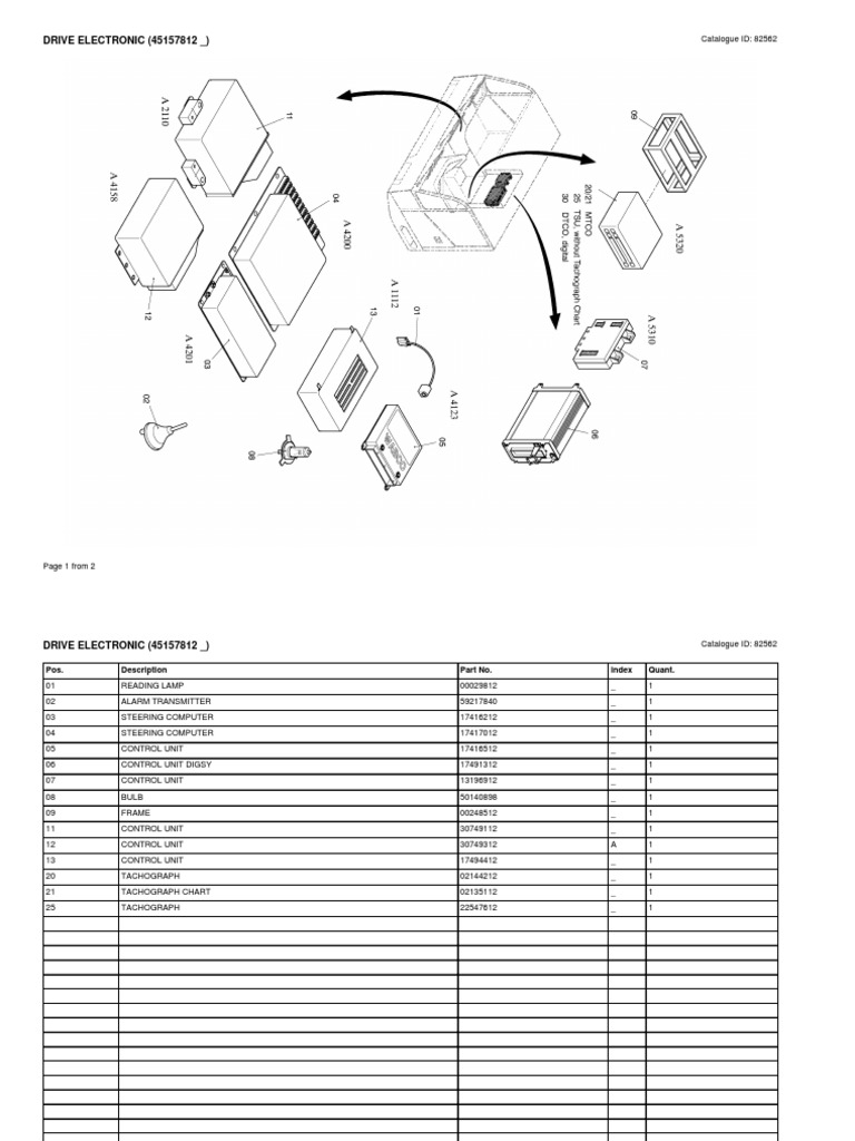 Ｆ Drive Electronic Parts Catalogue 82562 | PDF