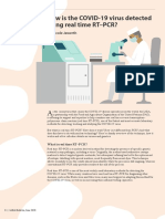 How Is The COVID-19 Virus Detected Using Real Time RT-PCR?: by Nicole Jawerth