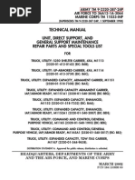 Army Technical Manual 10 354 Formula G