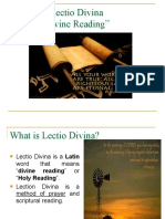 Lectio Divina "Divine Reading"