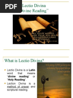 Lectio Divina "Divine Reading"