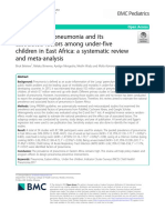 Prevalence of Pneumonia and Its Associated Factors Among Under-Five Children in East Africa: A Systematic Review and Meta-Analysis