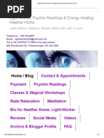 Light-Worker Psychic Readings & Energy Healing, Heather Home