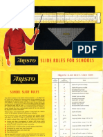 Aristo Slide Rules for Schools List RSCH 63E(1)