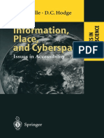(Advances in Spatial Science) Donald G. Janelle, David C. Hodge (Auth.), Prof. Dr. Donald G. Janelle, Prof. Dr. David C. Hodge (Eds.) - Information, Place, And Cyberspace_ Issues in Accessibility-Spri