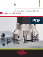 Cost-Eff Ective Shoulder Milling Cutter For: High Productivity