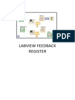 Labview Feedback Register
