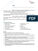 Preparation of Zinc Sulfate: Student Worksheet