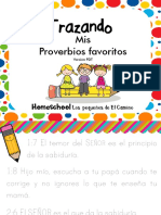 Trazando Mis Proverbios Favoritos Preescolar HLPC