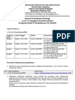 Jadwal Praktikum Fisiologi Blok 1.4 TA 2020 - 2021