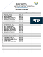 LISTADOS 10° Informatica 2021