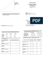 Second Quarter Activity Sheet (Science 9) : (Modules 5, 6, 8 & 9)