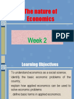 The Nature of Economics: Week 2