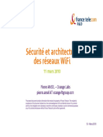 Ecurite Et Architecture Des Reseaux WiFi