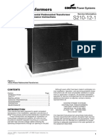 Power Transformers: Three-Phase Compartmental Padmounted Transformer Installation and Maintenance Instructions