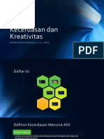 Kecerdasan Dan Kreativitas