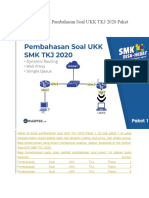 Penyelesaian Dan Pembahasan Soal UKK TKJ 2020 Paket 1