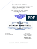 Informe Ejecucion de La Sentencia