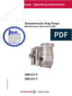 Betriebsanleitung - Operating Instructions: Turbomolecular Drag Pumps