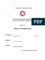 History of Engineering: The American University in Cairo