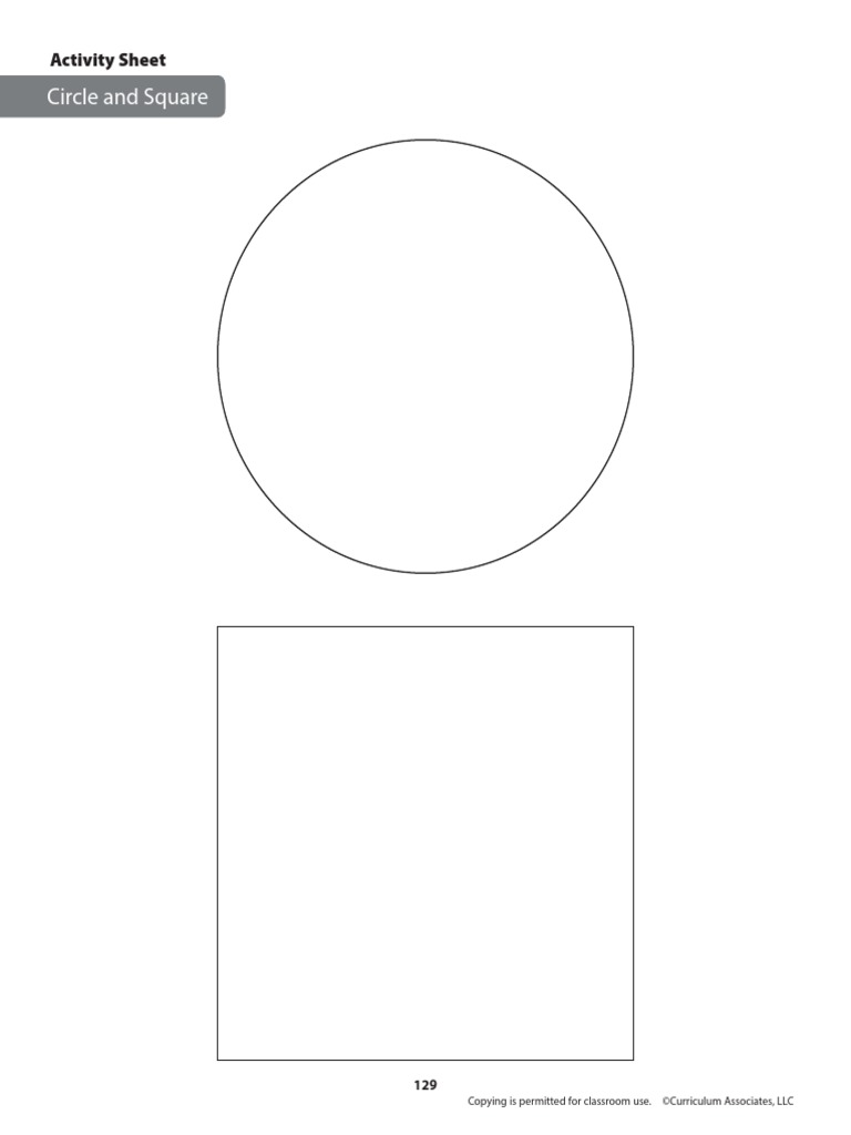 Circle and Square | PDF