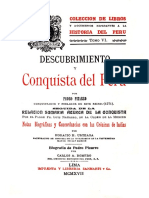 Descubrimiento y Conquista Del Peru (Discovery and Conquest of Peru) Por Pedro Pizarro (Remasterizado)