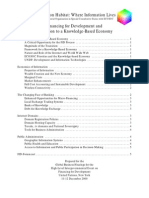 Financing for Development and Transition to a Knowledge Based Economy, December 2000