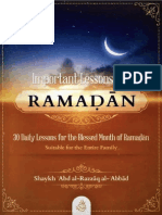 Important Lessons For Ramadan Sh. Abd Al Razzaq Al Abbad Compressed