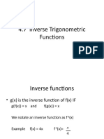 Inverse Trigonometric Functions