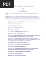 Rules of Procedure For Environmental Cases