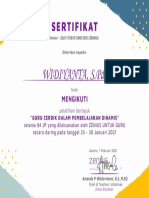 Sertifikat - WIDIYANTA, S.PD