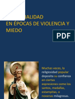 Espiritualidad Epocas Violencia