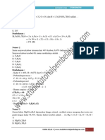 Latihan Soal KImia Kelas X - Stoikiometri