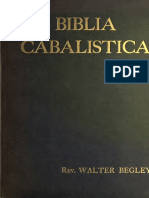 The Cabalistc Bible R Walter Begley