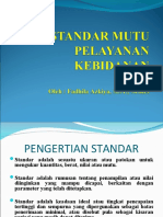 Standar Mutu Pelayanan Kebidanan