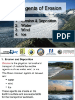 The Agents of Erosion: 1. Erosion & Deposition 2. Water 3. Wind 4. Ice